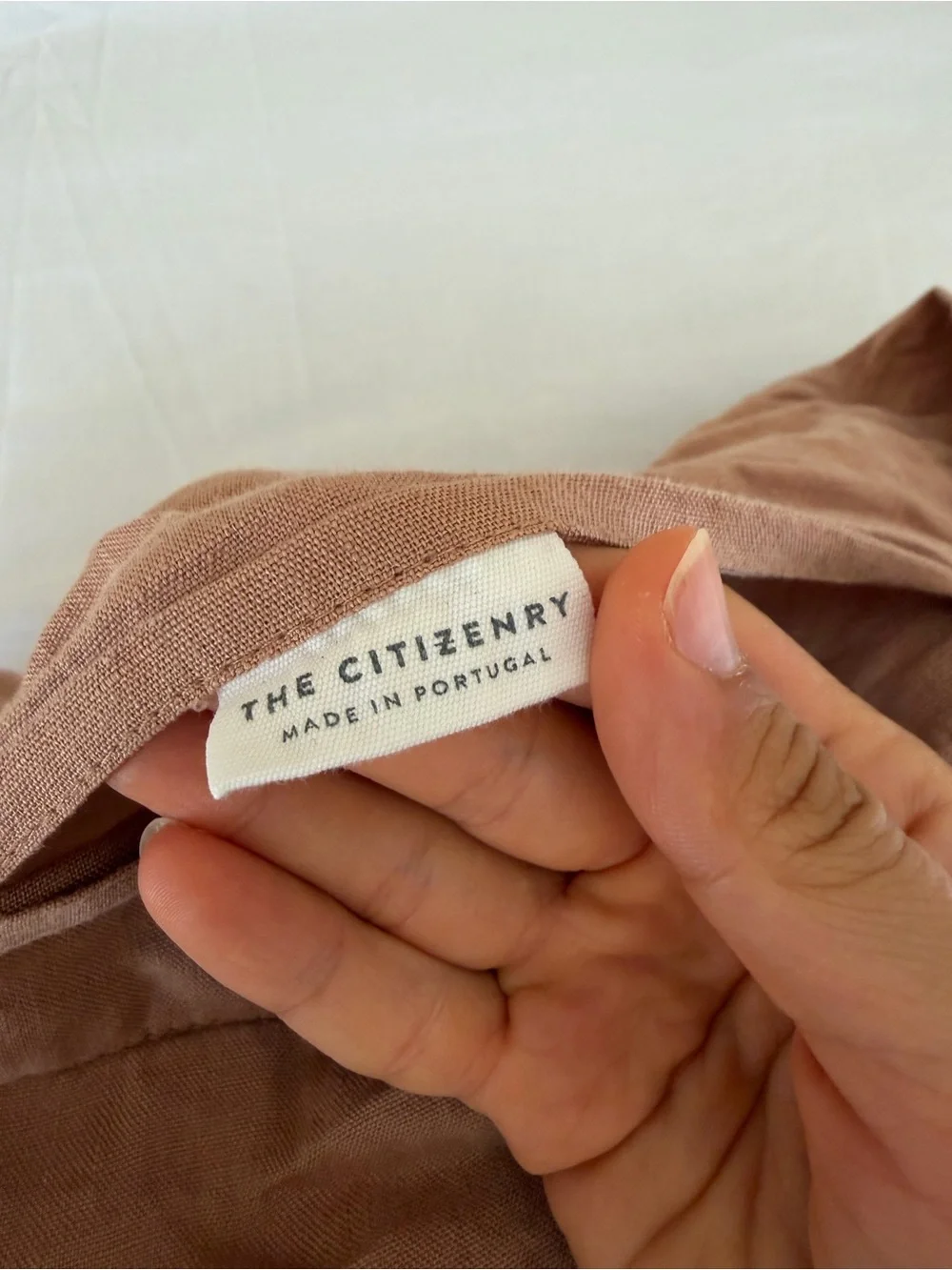 The Citizenry Stonewashed Linen Pillowcase set || dusty rose linen pillow case